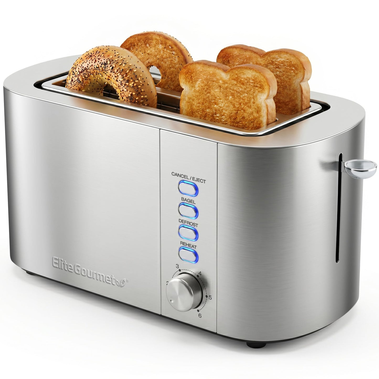 2-Slice Touchscreen Toaster with 6 Preset Menus