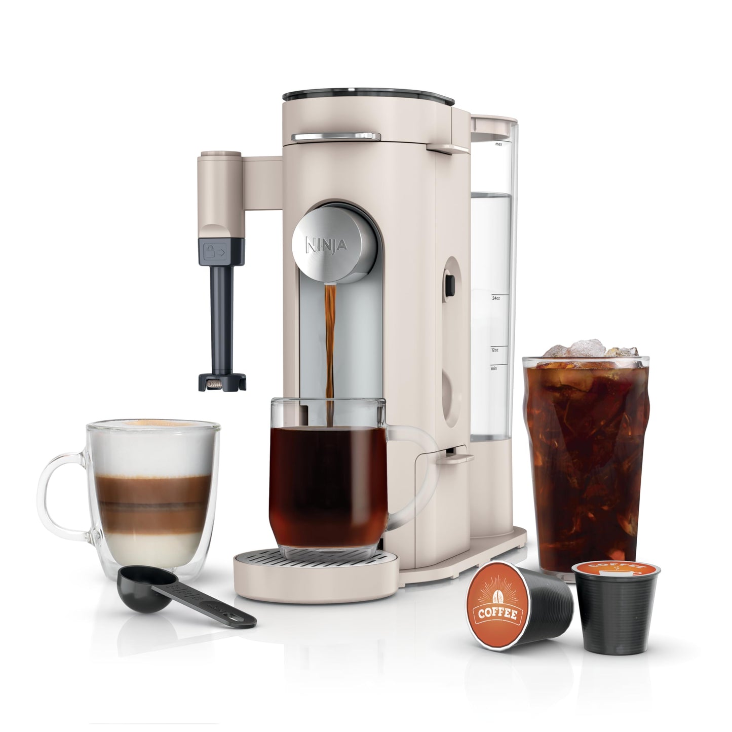 Pod & Grounds Coffee Maker with Specialty Brewing