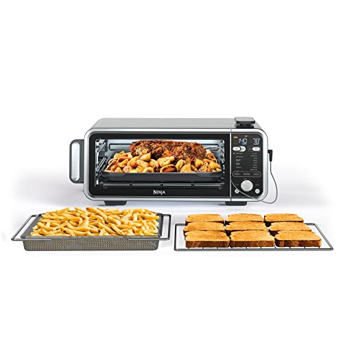 8-in-1 Air Fryer Toaster Oven with Flip-Up Design