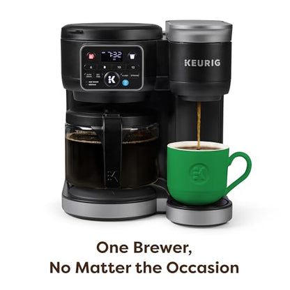 Hot & Iced Coffee Maker with Single-Serve & Carafe