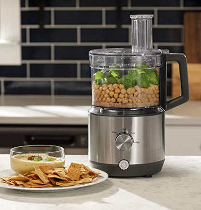 12-Cup Food Processor with 9 Stainless Steel Accessories