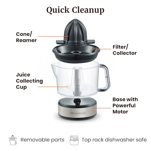 Electric Citrus Juicer with Easy-Pour Spout
