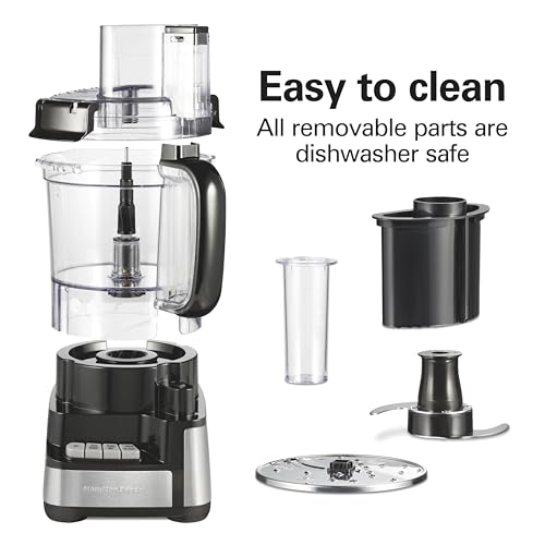 12-Cup Food Processor with Stack & Snap Design