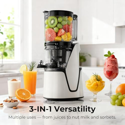 3-in-1 Cold Press Juicer with Multi-Use Design
