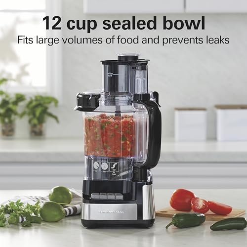 12-Cup Food Processor with Stack & Snap Design