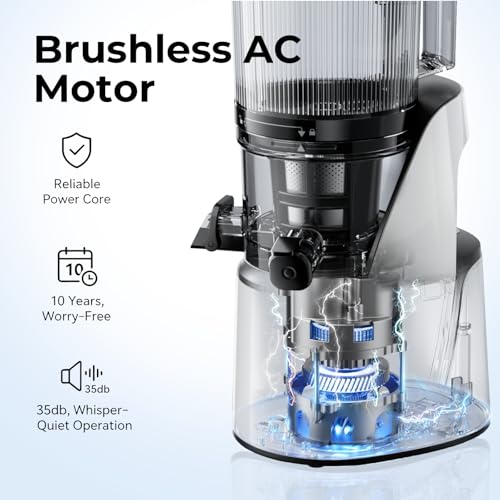 3-in-1 Cold Press Juicer with Multi-Use Design