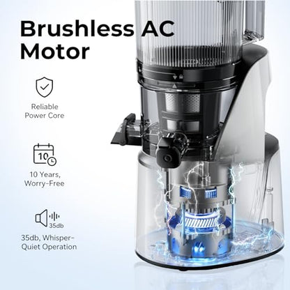 3-in-1 Cold Press Juicer with Multi-Use Design
