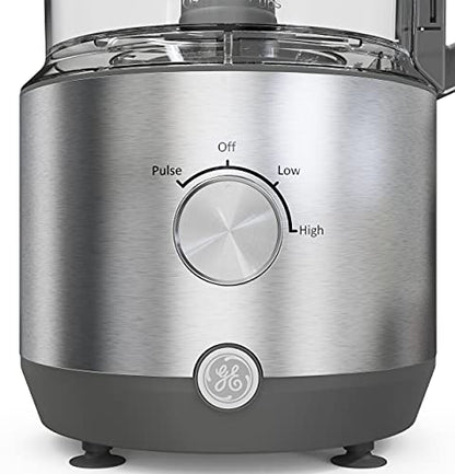 12-Cup Food Processor with 9 Stainless Steel Accessories