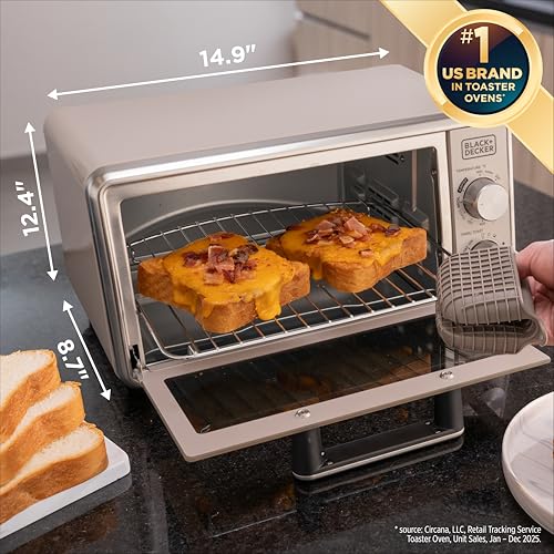 BLACK+DECKER Crisp Series Air Fryer Toaster Ovens