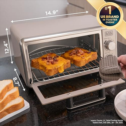 BLACK+DECKER Crisp Series Air Fryer Toaster Ovens
