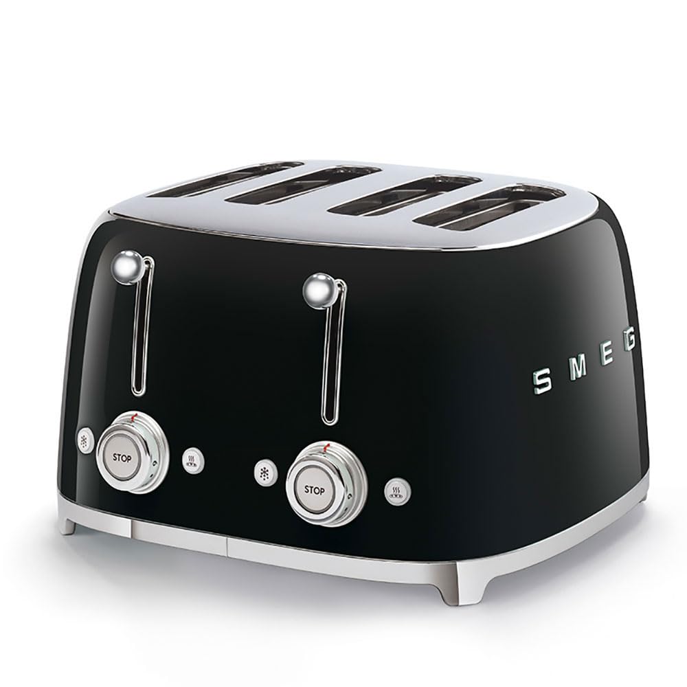 4-Slice Retro Toaster with Extra-Wide Slots