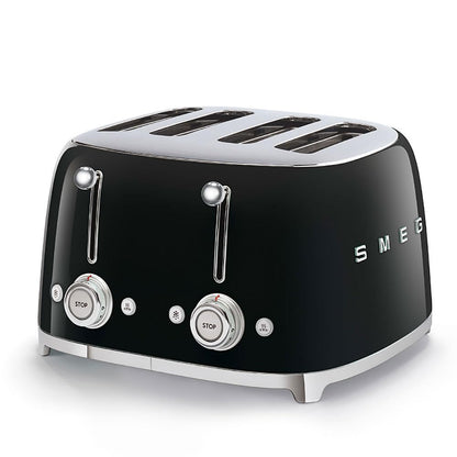 4-Slice Retro Toaster with Extra-Wide Slots