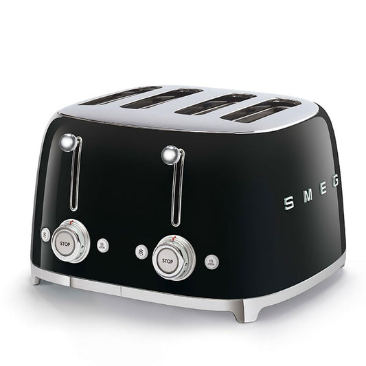 4-Slice Retro Toaster with Extra-Wide Slots