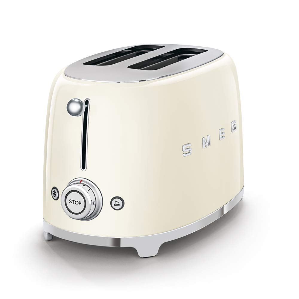 2-Slice Retro Toaster with Wide-Slot Design