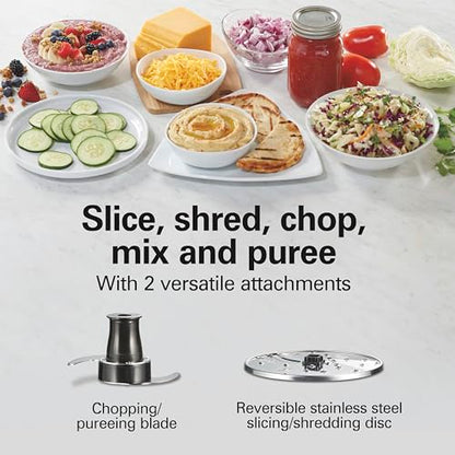 12-Cup Food Processor with Stack & Snap Design