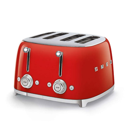 4-Slice Retro Toaster with Extra-Wide Slots