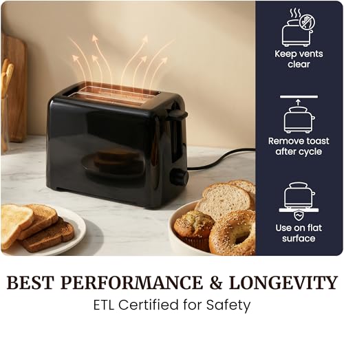 Extra-Wide Slot Toaster with Adjustable Browning