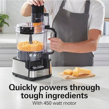 12-Cup Food Processor with Stack & Snap Design