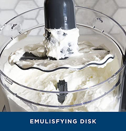 12-Cup Food Processor with 9 Stainless Steel Accessories