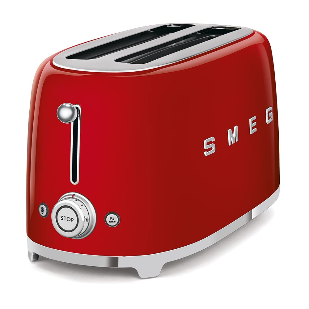 2-Slice Retro Toaster with Wide-Slot Design