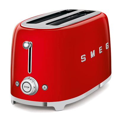 2-Slice Retro Toaster with Wide-Slot Design