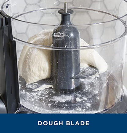 12-Cup Food Processor with 9 Stainless Steel Accessories
