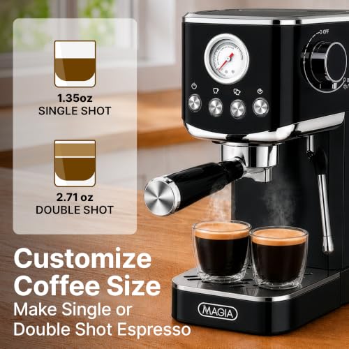 Automatic Espresso Machine with One-Touch Brewing