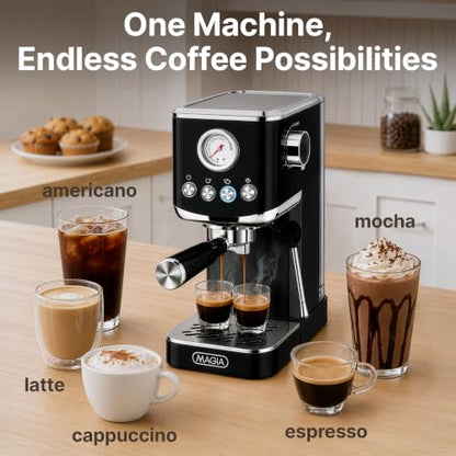 Automatic Espresso Machine with One-Touch Brewing
