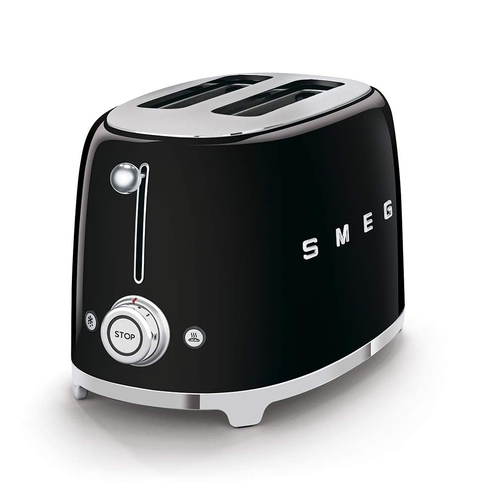 2-Slice Retro Toaster with Wide-Slot Design