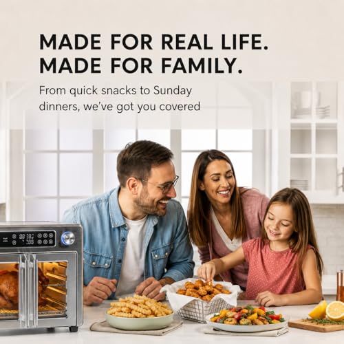 26-Quart French Door Air Fryer Toaster Oven