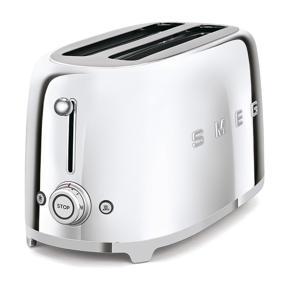 2-Slice Retro Toaster with Wide-Slot Design