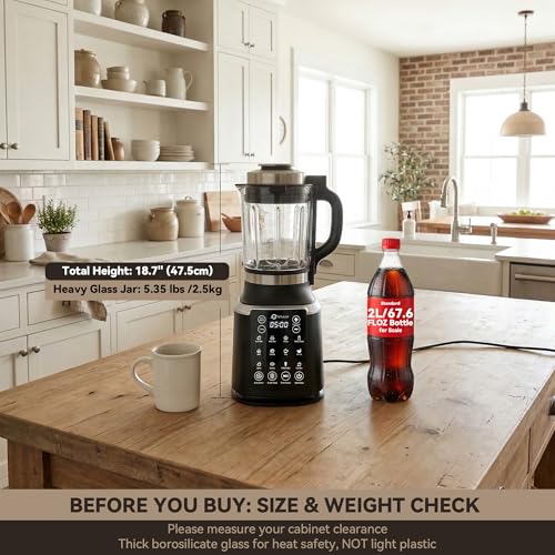 1500W Glass Blender with 14 Preset Programs