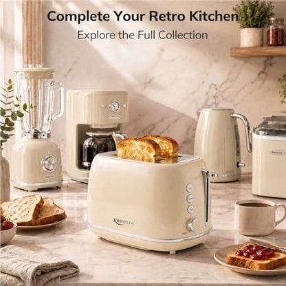 2-Slice Retro Toaster with 6 Browning Settings