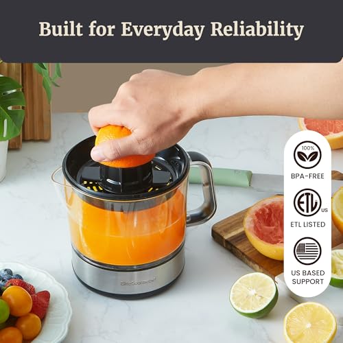 Electric Citrus Juicer with Easy-Pour Spout
