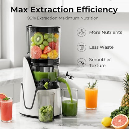 3-in-1 Cold Press Juicer with Multi-Use Design