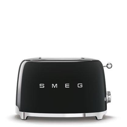 2-Slice Retro Toaster with Wide-Slot Design