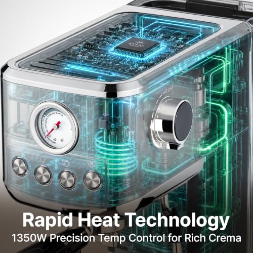 Automatic Espresso Machine with One-Touch Brewing