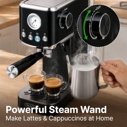 Automatic Espresso Machine with One-Touch Brewing