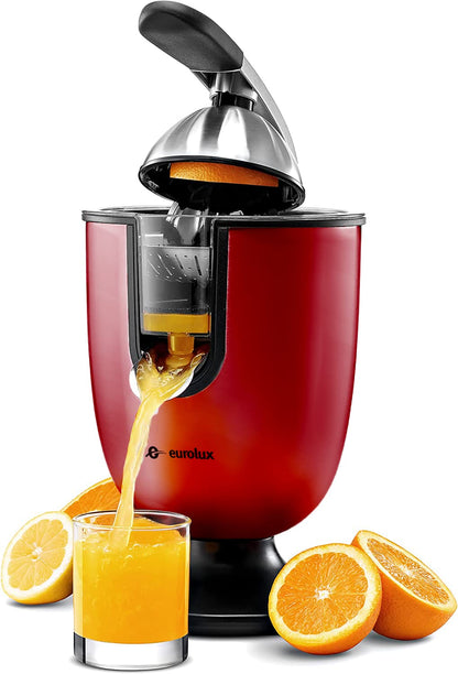 Electric Citrus Juicer with Pulp Control & Auto Shutoff