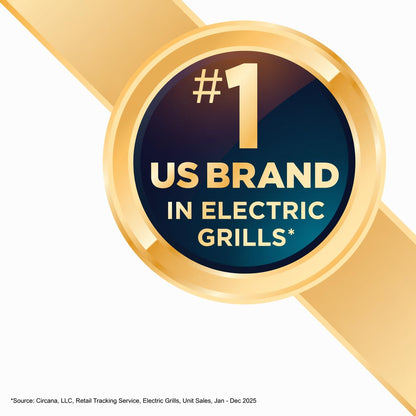 Indoor/Outdoor Electric Grill with Large Cooking Area