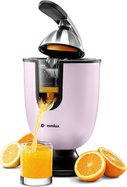 Electric Citrus Juicer with Pulp Control & Auto Shutoff