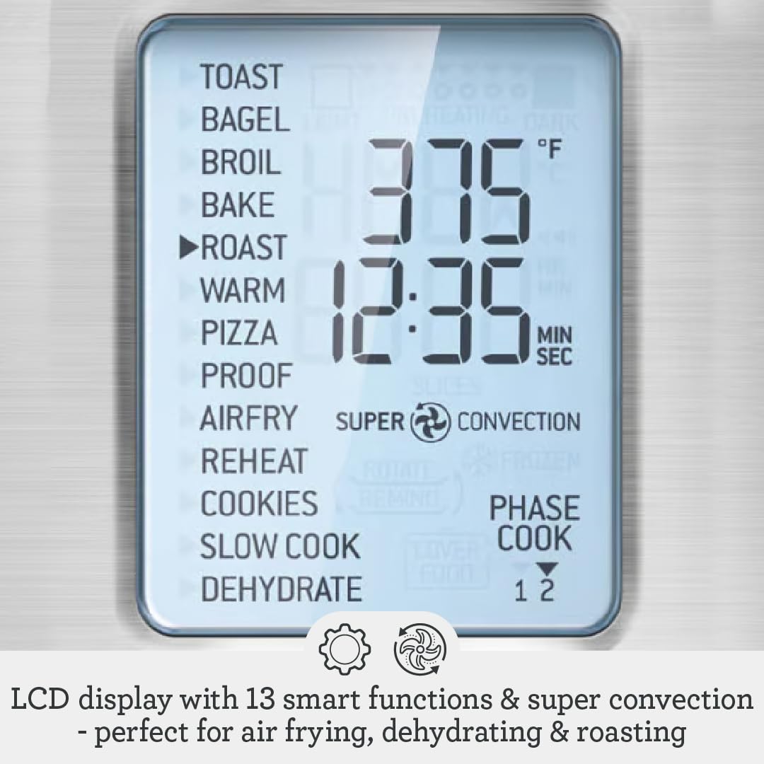 Smart Air Fryer Toaster Oven with Convection Cooking