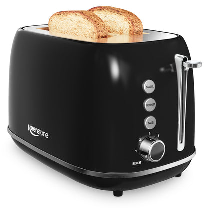 2-Slice Retro Toaster with 6 Browning Settings