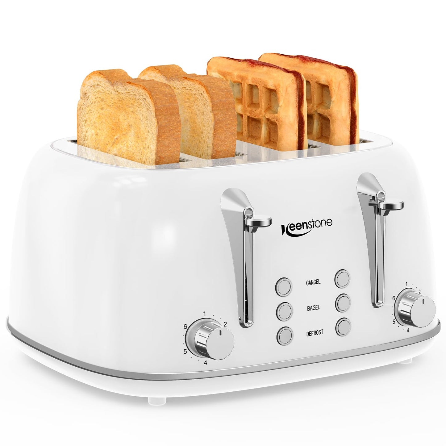 2-Slice Retro Toaster with 6 Browning Settings