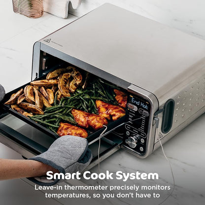 8-in-1 Air Fryer Toaster Oven with Flip-Up Design