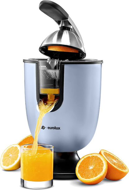 Electric Citrus Juicer with Pulp Control & Auto Shutoff