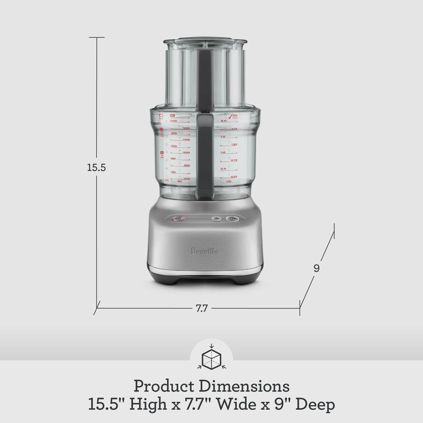 9-Cup Food Processor with Precision Slicing