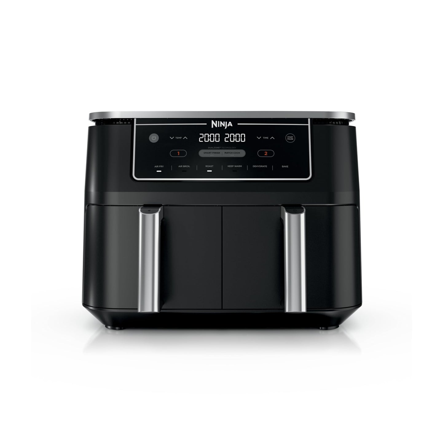 Dual-Zone Air Fryer with Smart Finish Cooking