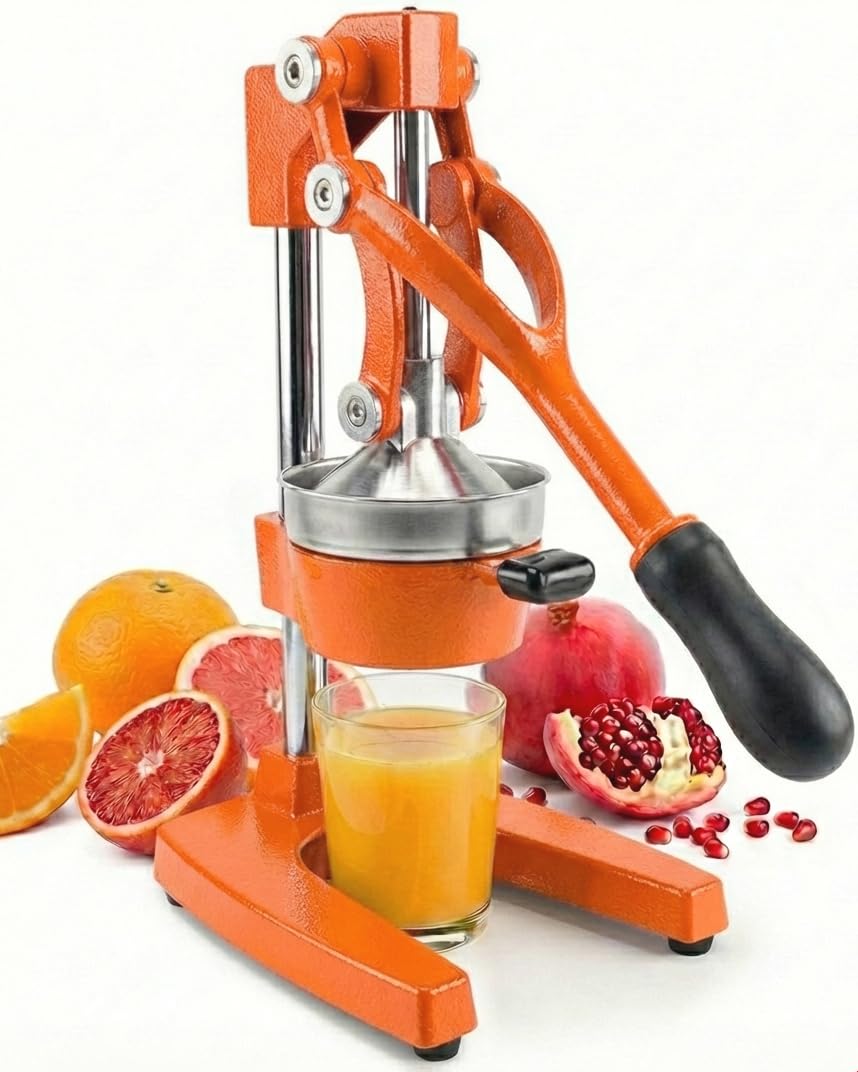 Cast Iron Citrus Juicer with Stainless Steel Cup