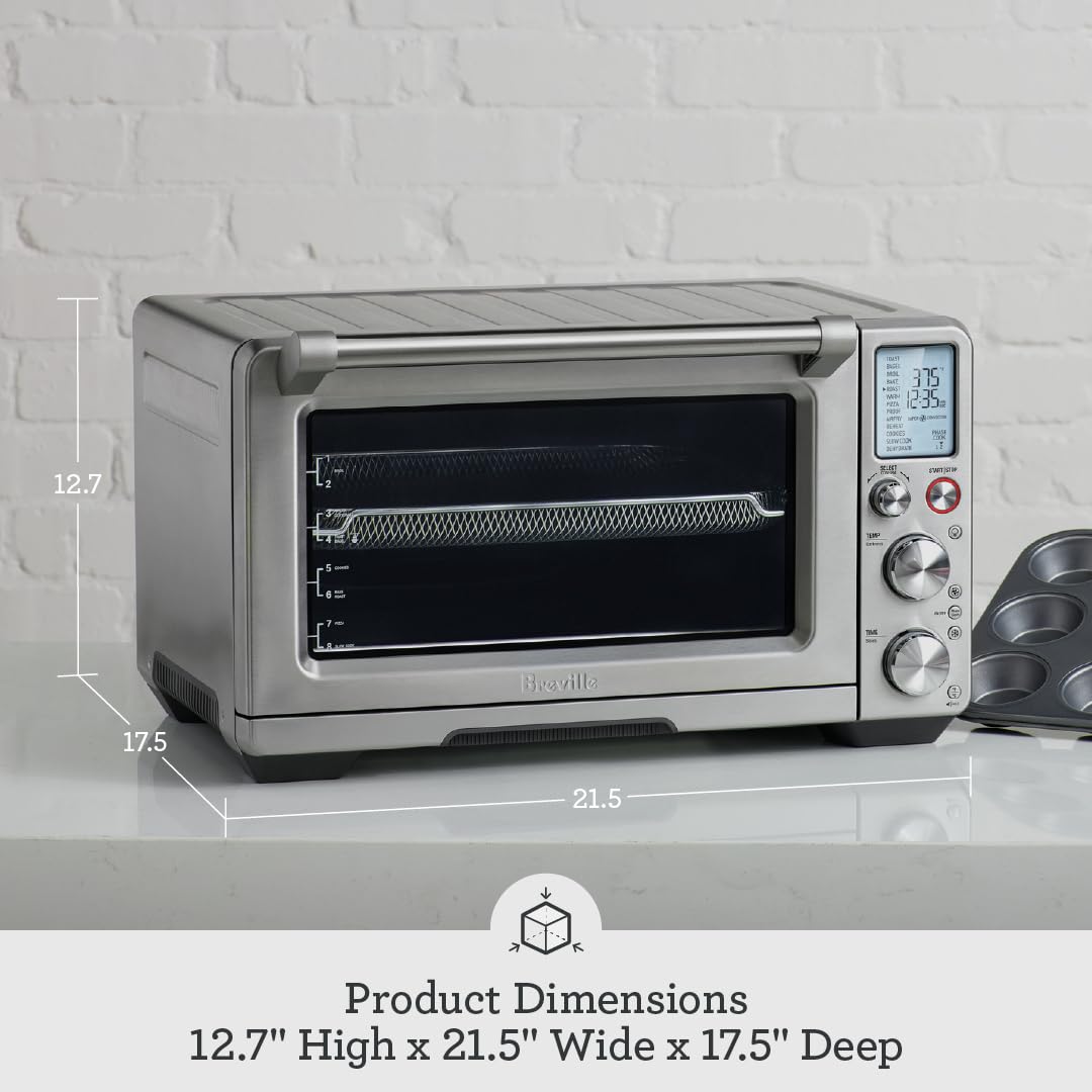 Smart Air Fryer Toaster Oven with Convection Cooking